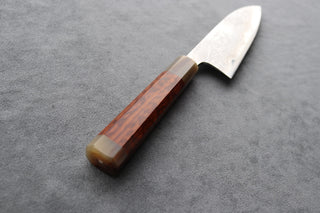 Hatsukokoro White#2 Damascus Santoku - Thecooksedges