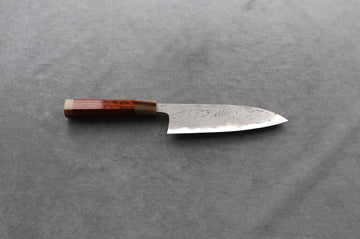 Hatsukokoro White#2 Damascus Santoku - Thecooksedges
