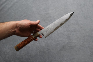 Hatsukokoro Hyomon Damascus Gyuto 210mm - Thecooksedges