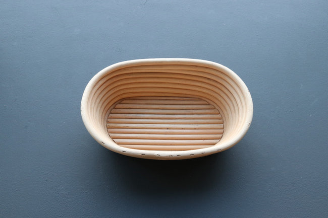 European Banneton, Bread Proofing Baskets, Natural Rattan, Oval - Thecooksedges
