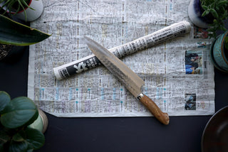 Yoshimi Kato SG2 Tsuchime Gyuto 210mm - Thecooksedges