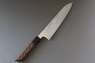 Takeshi Saji VG10 Damascus Gyuto 210mm - Thecooksedges
