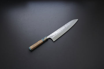 Yu Kurosaki Raijin gyuto 240mm custom handle - Thecooksedges