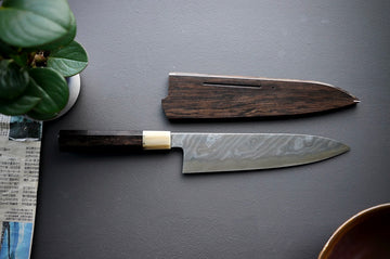 Shoichi Hashimoto Yuzan Damascus Gyuto 240mm - Thecooksedges