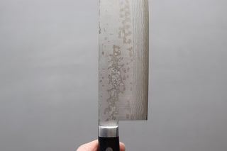 Masutani VG10 Damascus Nakiri 165mm - Thecooksedges