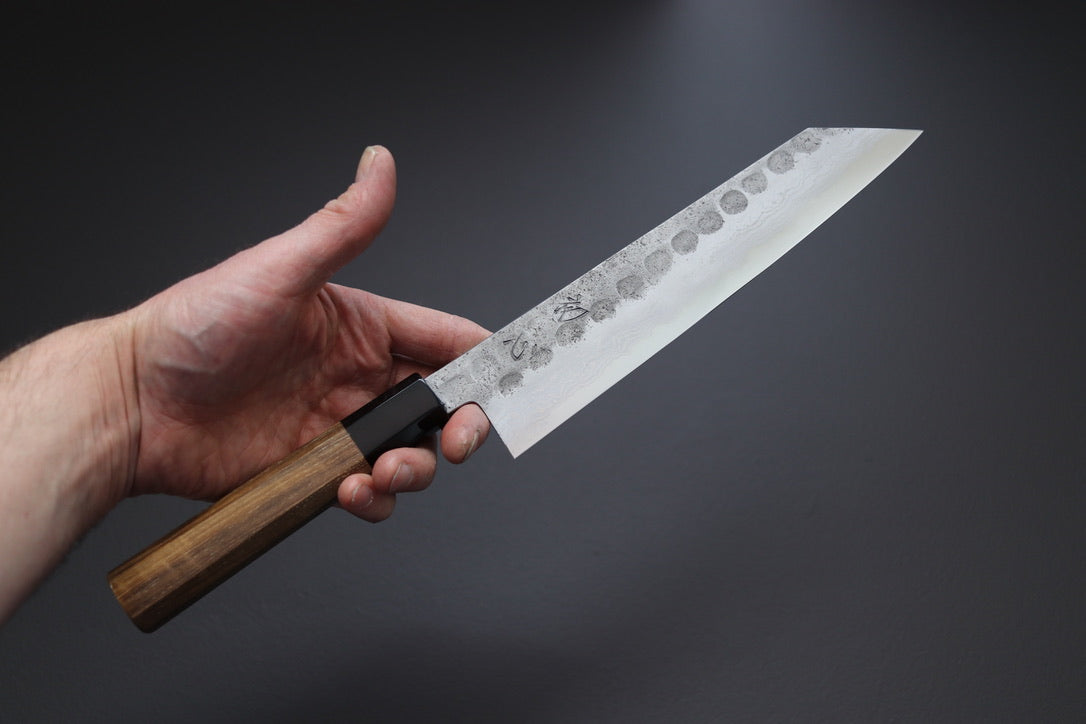 Hatsukokoro Inazuma AS Damascus Kiritsuke 240mm - Thecooksedges