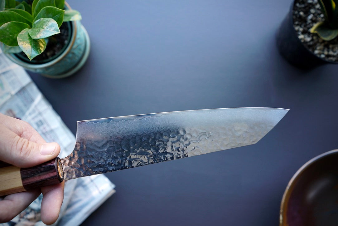 Sakai Takayuki 33 Layer Damascus Wa Kengata Gyuto 190mm - Thecooksedges