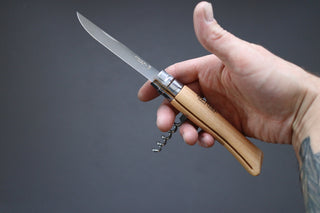 Opinel No.10 Corkscrew Folding Knife - Thecooksedges
