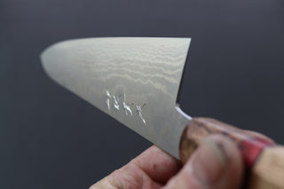 Shigeki Tanaka VG10 Damascus Gyuto 240mm w/Custom Handle - Thecooksedges