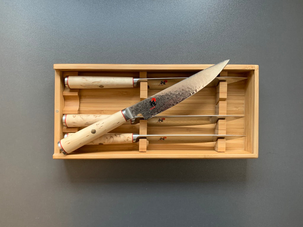 Myabi Birchwood SG2 steak knives - Thecooksedges
