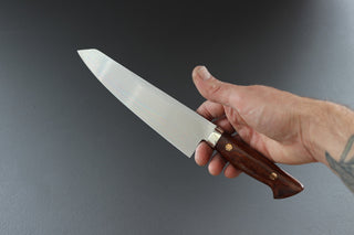 Yoshihiro Yauji Blue #2 Damascus Kiritsuke Gyuto 180mm - Thecooksedges