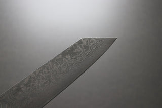 Takeshi Saji R2 Damascus Bunka 180mm Staghorn Handle - Thecooksedges