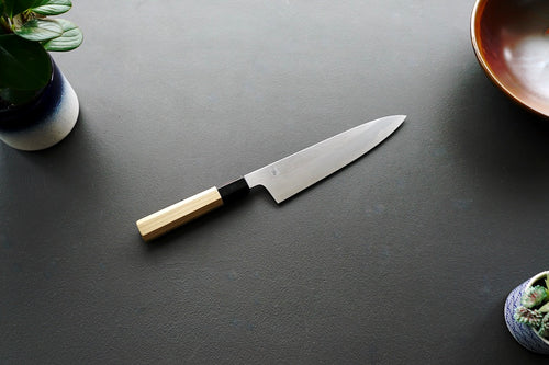 Kikuzuki Kasumi Gyuto 210mm - Thecooksedges