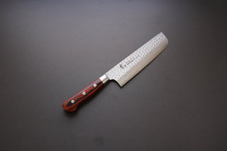 Sakai Takayuki 33 Layer damascus Nakiri 160mm - Thecooksedges
