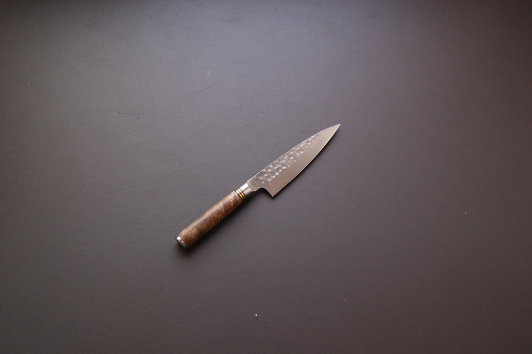 Takeshi Saji R2 Quince Handle Petty 130mm - Thecooksedges