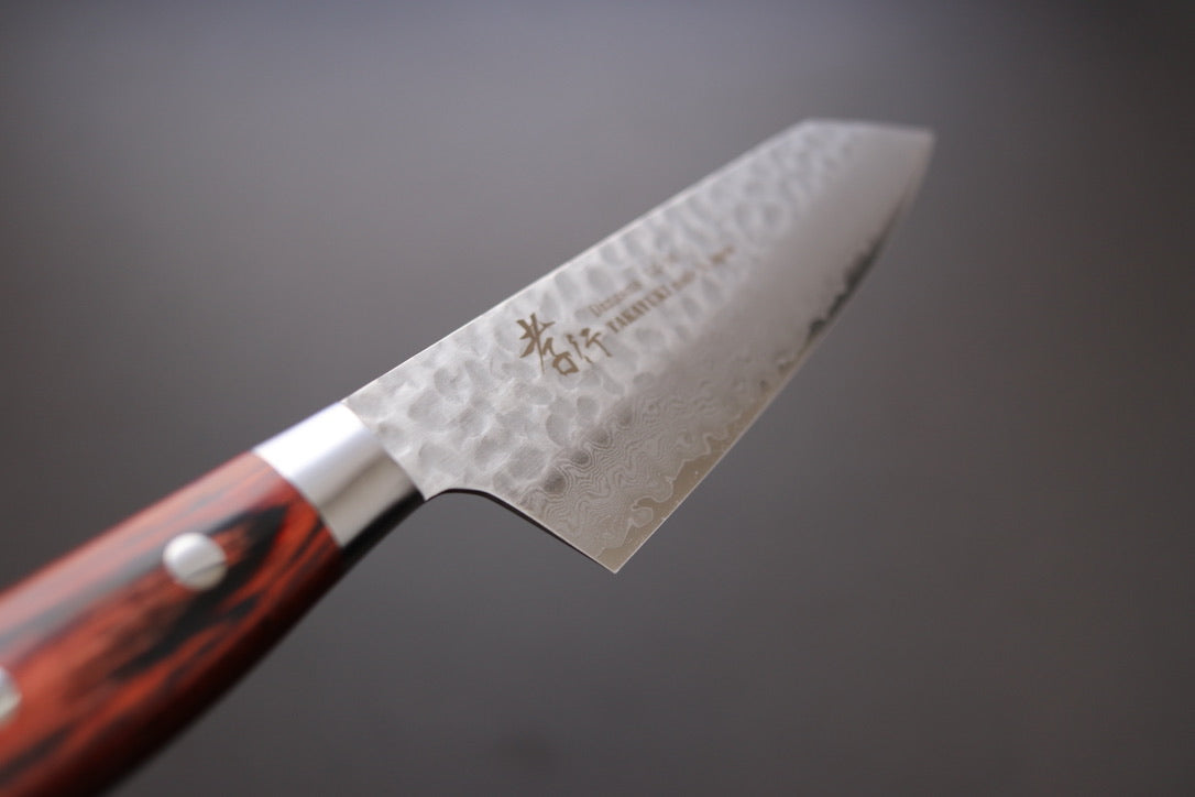 Sakai Takayuki 33 Layer Damascus Kengata Santoku 160mm - Thecooksedges