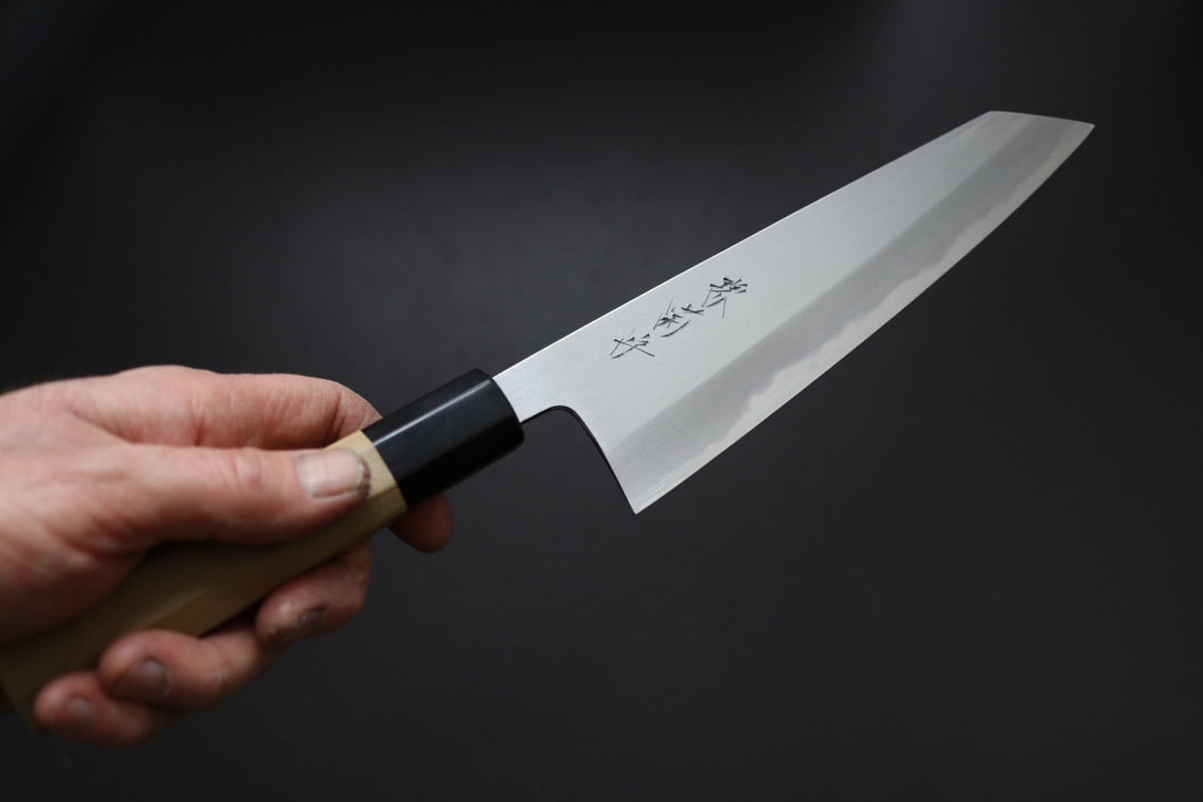 Sakai Kikumori x  Yoshikazu Tanaka Gokujyo Kiritsuke 195mm - Thecooksedges