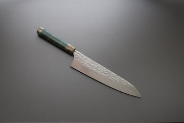 Yu Kurosaki Raijin gyuto 240mm custom handle - Thecooksedges