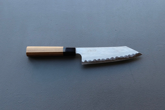 Nigara Hamono AS Tsuchime Bunka 180mm - Thecooksedges