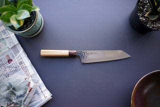 Sakai Takayuki 33 Layer Damascus Wa Kengata Gyuto 190mm - Thecooksedges