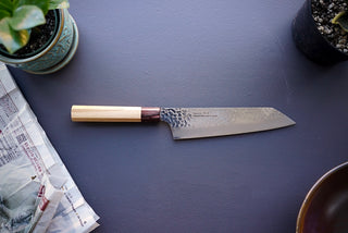 Sakai Takayuki 33 Layer Damascus Wa Kengata Gyuto 190mm - Thecooksedges