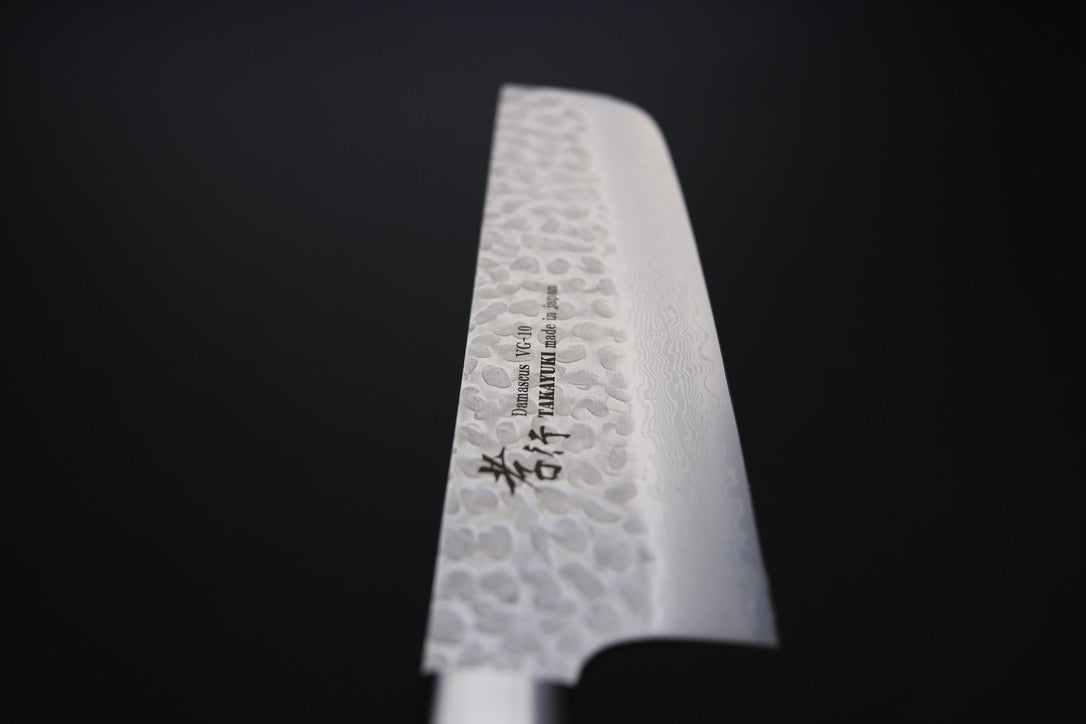Sakai Takayuki 33 Layer damascus Nakiri 160mm - Thecooksedges