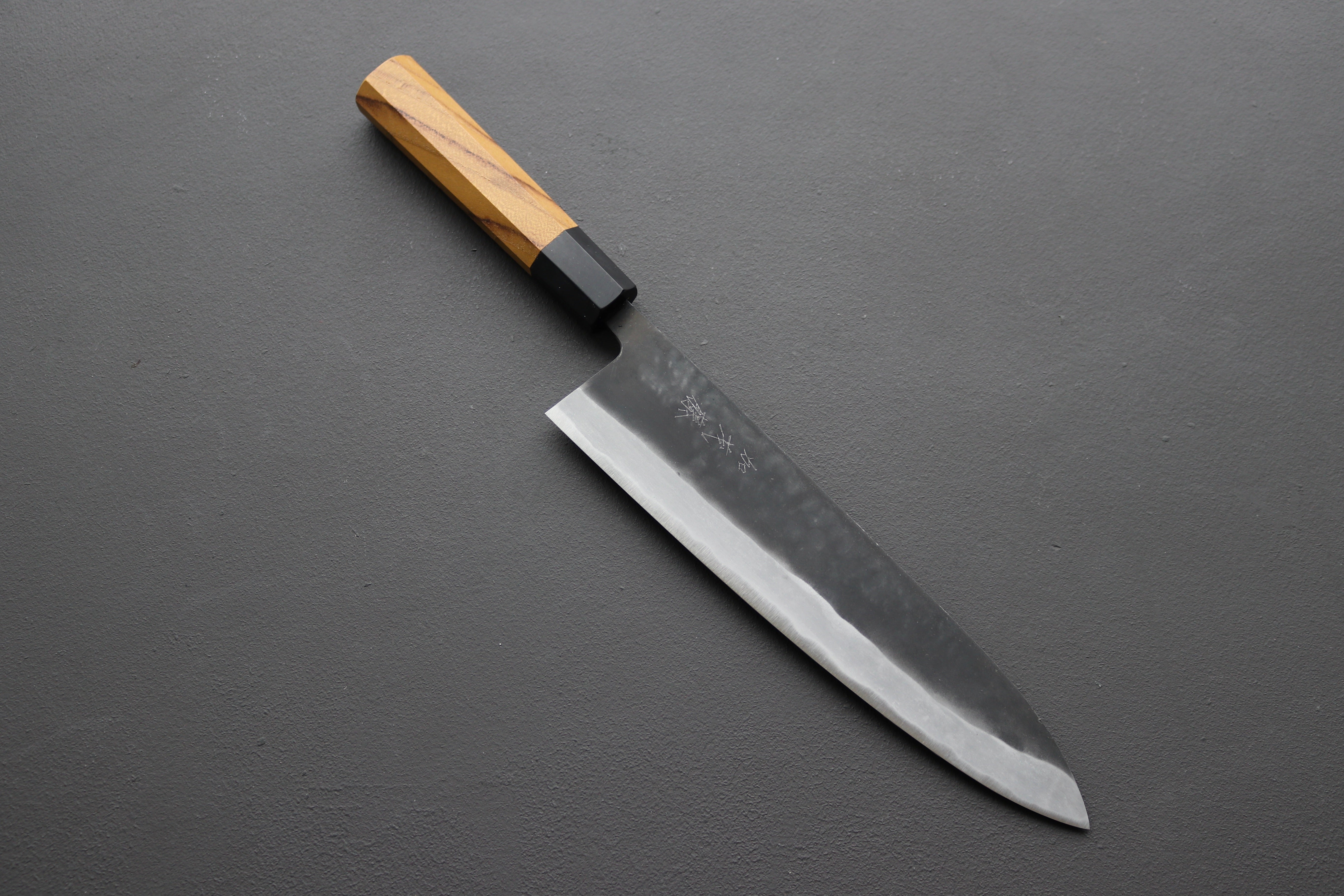 Kamo Shiro AS Kurouchi Gyuto 240mm - Thecooksedges