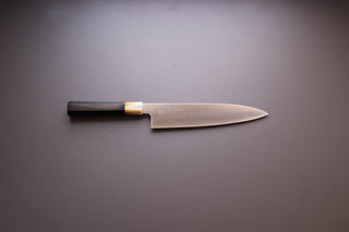 Sukenari ZDP189 Migaki Gyuto 240mm w/Ebony Handle - Thecooksedges