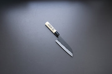 Kaji-bei Kurouchi Santoku 135mm - Thecooksedges