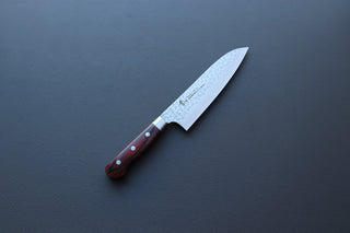 Sakai Takayuki 33 Layer Damascus Santoku 160mm - Thecooksedges