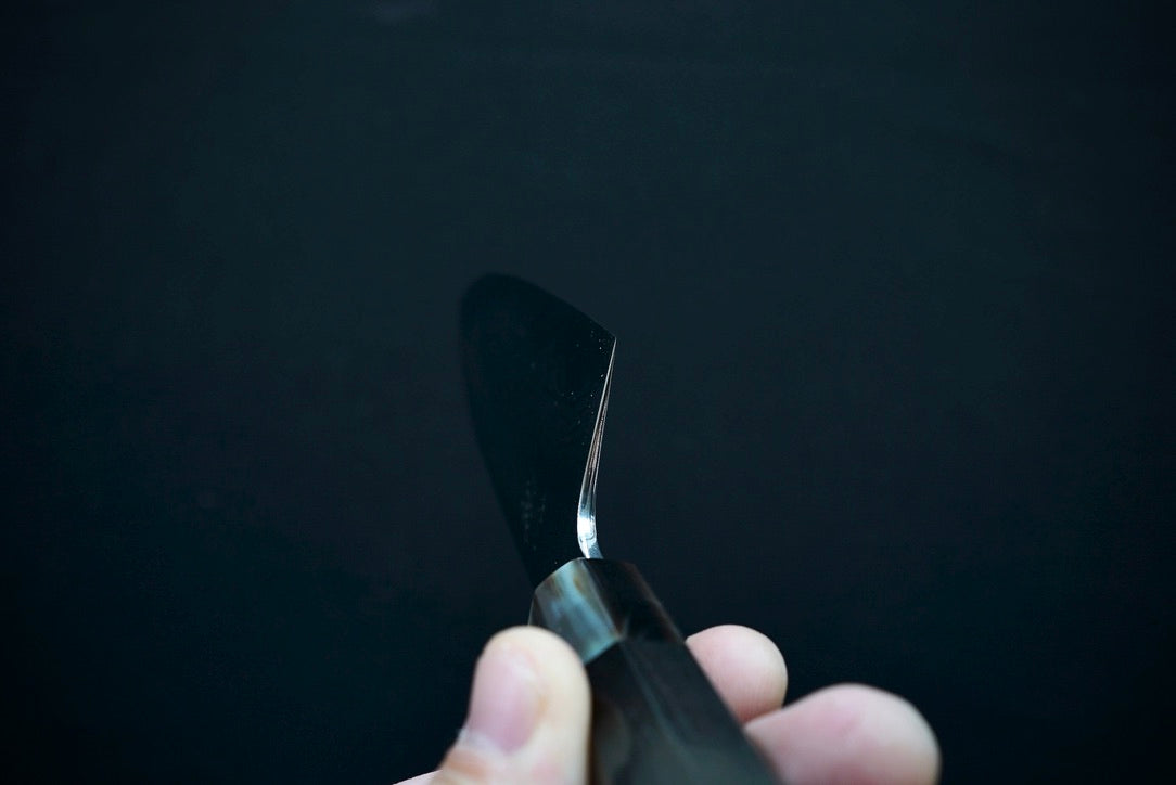 Komorebi Damascus Blue #1 Santoku 180mm - Thecooksedges