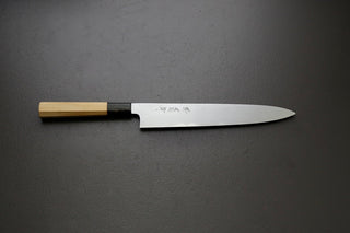 Sakai Kikumori Yoshikazu Tanaka Gokujyo Sujihiki 240mm - Thecooksedges