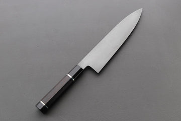 Shoichi Hashimoto Coreless Blue2 & White2 Damascus Gyuto 240mm - Thecooksedges