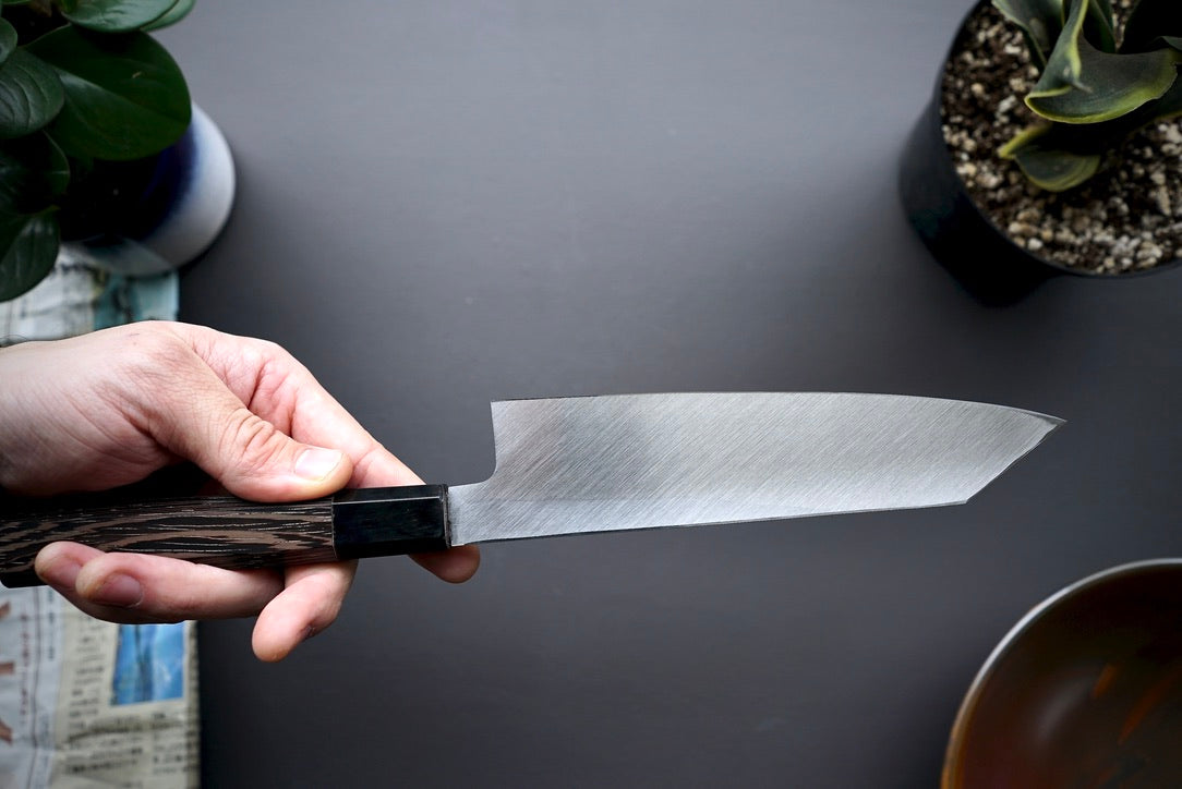 Hatsukokoro Shirasagi Single Bevel Kiritsuke 195mm - Thecooksedges