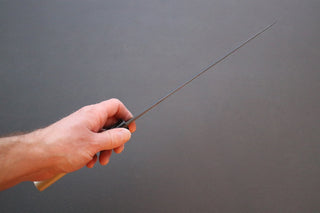 Mutsumi Hinoura Kurouchi Sujihiki 240mm - Thecooksedges