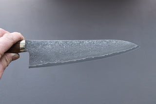 Shigeki Tanaka R2 Damascus  Gyuto 210mm Western Handle - Thecooksedges