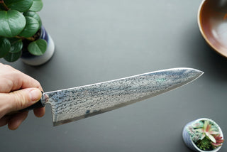 Hatsukokoro Sunaarashi Kurozome Damascus Gyuto 240mm - Thecooksedges