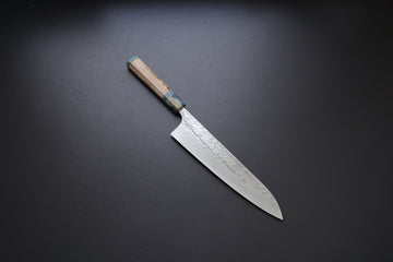 Yu Kurosaki Raijin gyuto 240mm custom handle - Thecooksedges