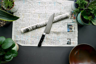 Hayabusa Damascus HAP40 Santoku 180mm - Thecooksedges