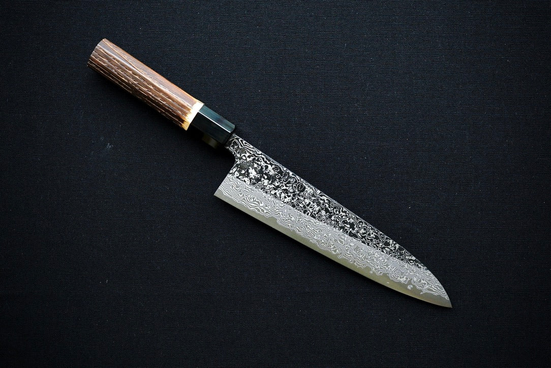 Kurouchi SLD Damascus Gyuto 210mm - Thecooksedges