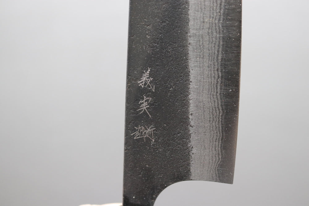 Yoshimi Kato Damascus Kurouchi AS Bunka 170mm - Thecooksedges