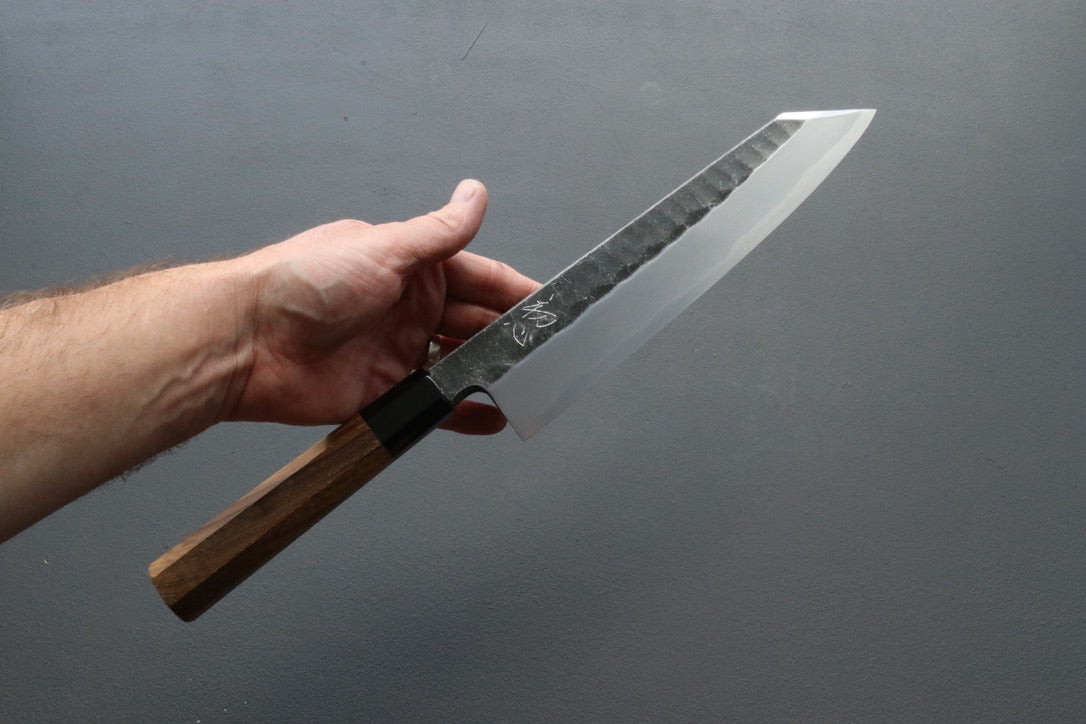 Hatsukokoro Single Bevel Kurouchi Kiritsuke Gyuto 240mm - Thecooksedges