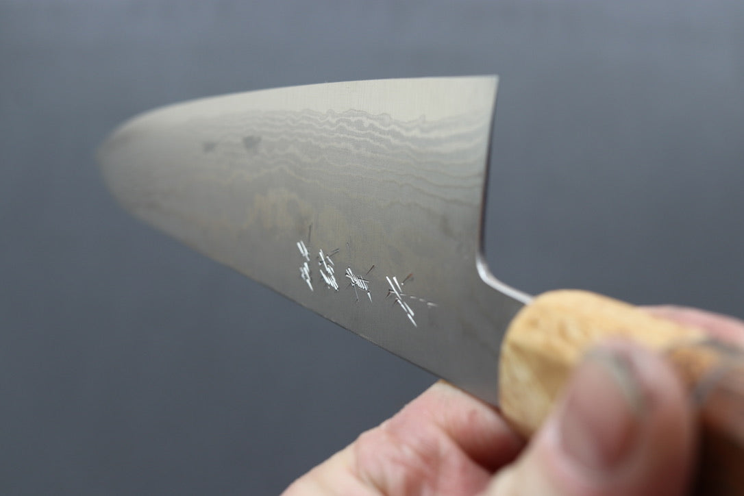 Shigeki Tanaka VG10 Damascus Gyuto 240mm w/Custom Handle - Thecooksedges