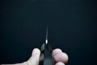 Komorebi Damascus Blue #1 Santoku 180mm - Thecooksedges