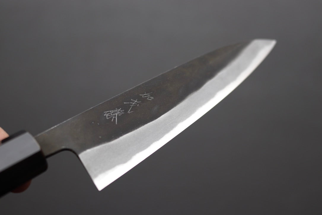 Shiro Kamo AS Kurouchi Petty 150mm - Thecooksedges