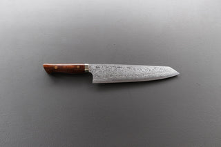 Yoshihiro Yauji Blue #2 Damascus Kiritsuke Gyuto 210mm - Thecooksedges