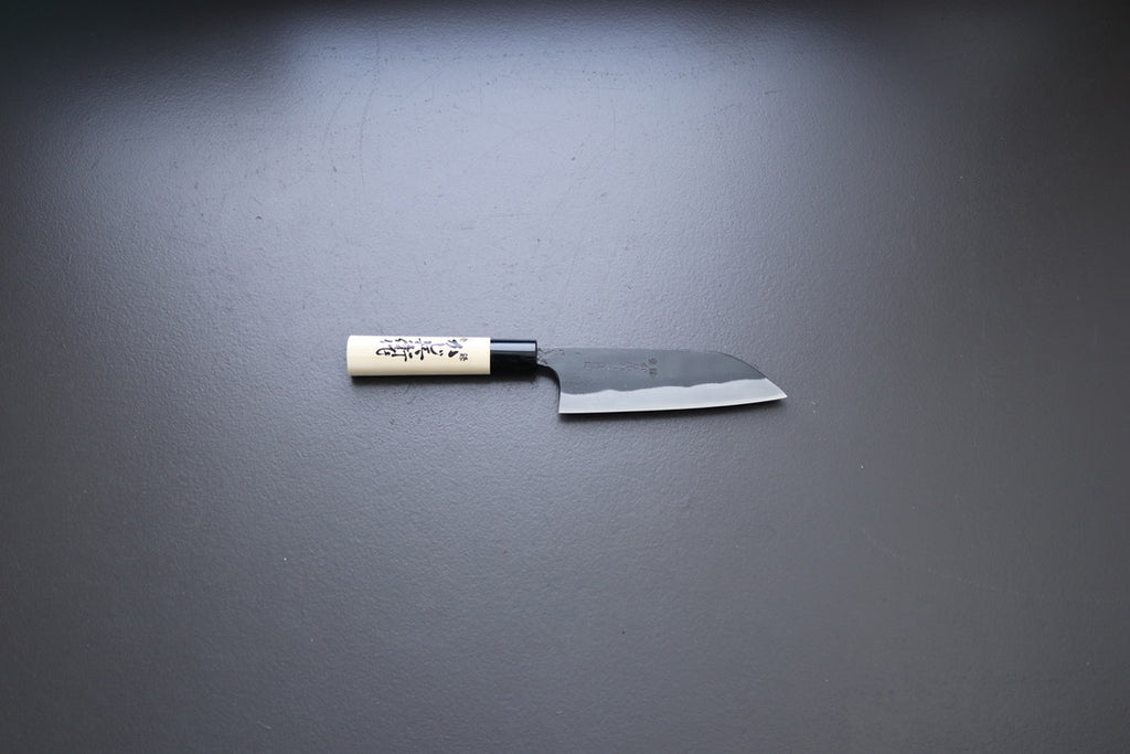 Kaji-bei Kurouchi Santoku 135mm - Thecooksedges