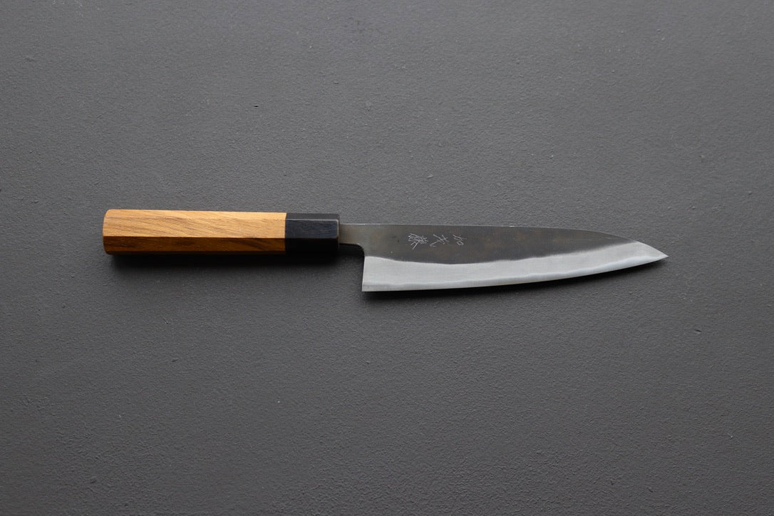 Shiro Kamo AS Kurouchi Petty 150mm - Thecooksedges