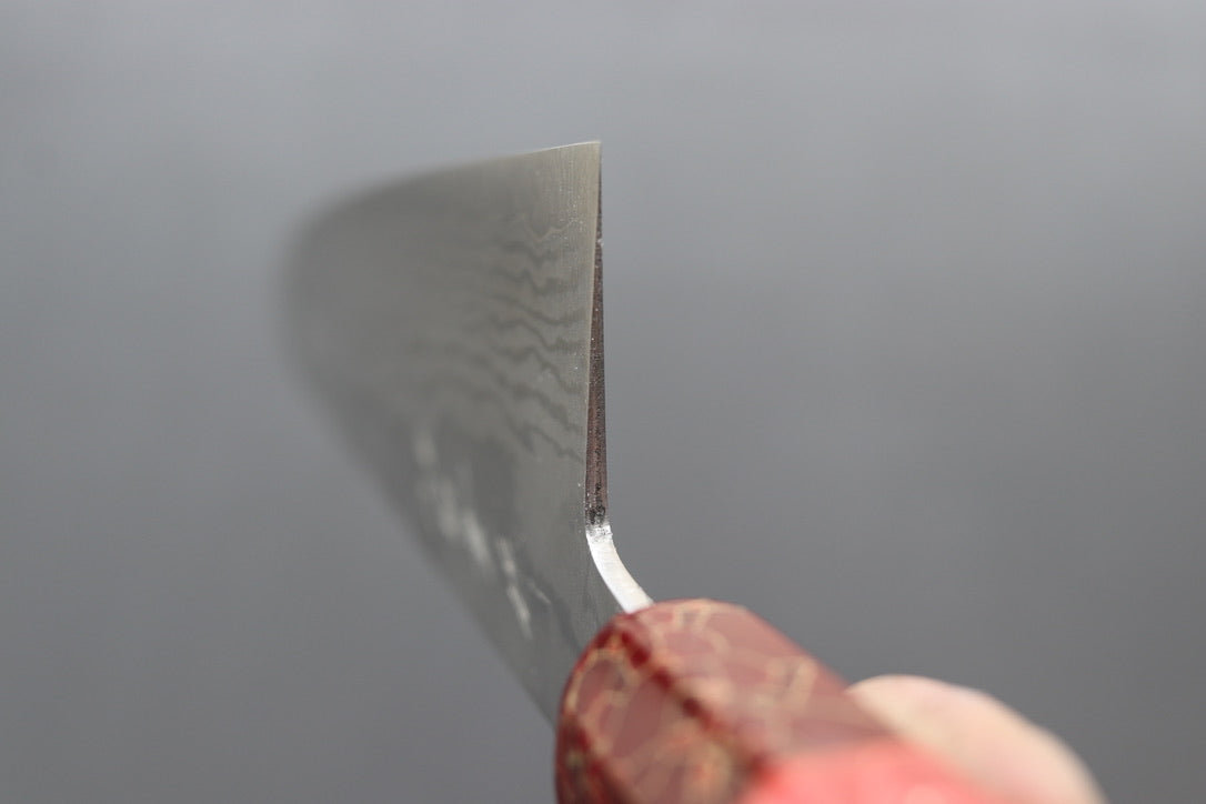 Shigeki Tanaka VG10 Damascus Gyuto 240mm w/Custom Handle - Thecooksedges