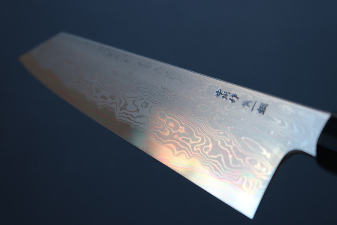 Nakagawa x Myojin Blue #1 Damascus Kiritsuke Gyuto 240mm - Thecooksedges